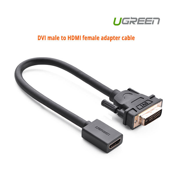 DVI male to HDMI female adapter cable (20118)