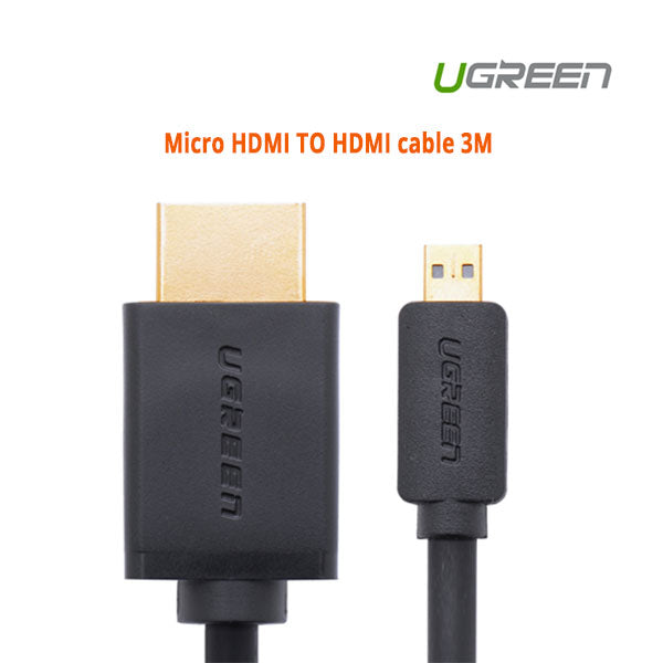 UGREEN Micro HDMI TO HDMI cable 3M (30104)