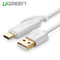 UGREEN USB 2.0 to type C + micro USB cable - White 1M 30171