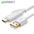 UGREEN USB 2.0 to type C + micro USB cable - White 1M 30171