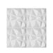 12Pcs 3D PVC Wall Panels EcoFriendly Paintable Home Background Decor 50x50cm