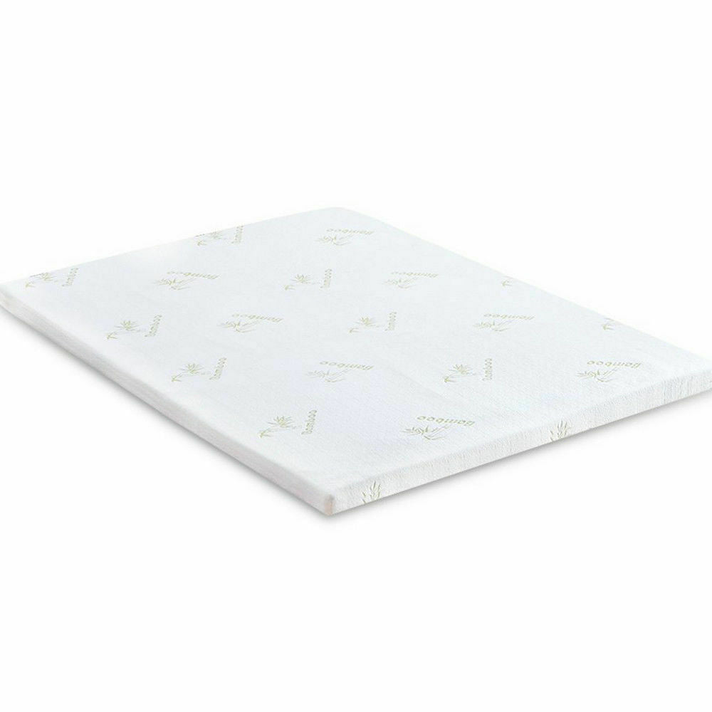 5cm Thickness Cool Gel Memory Foam Mattress Topper Bamboo Fabric Double