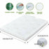 5cm Thickness Cool Gel Memory Foam Mattress Topper Bamboo Fabric King