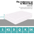 Fitted Waterproof Bed Mattress Protectors Covers Single