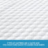 Mattress Protector Topper Polyester Cool Fitted Cover Waterproof Double