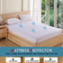 Mattress Protector Topper Polyester Cool Fitted Cover Waterproof Double