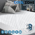 Mattress Protector Topper Polyester Cool Cover Waterproof Super King