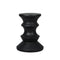 Side Table Geometric Chess Shape Magnesia Stool Stone Style Top 31cm