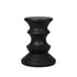 Side Table Geometric Chess Shape Magnesia Stool Stone Style Top 31cm