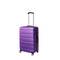 24" Luggage Suitcase Trolley Travel Packing Lock Hard Shell Purple