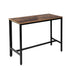 High Bar Table Nordic Industrial Stylish Modern Pub Wood 120CMX40CM