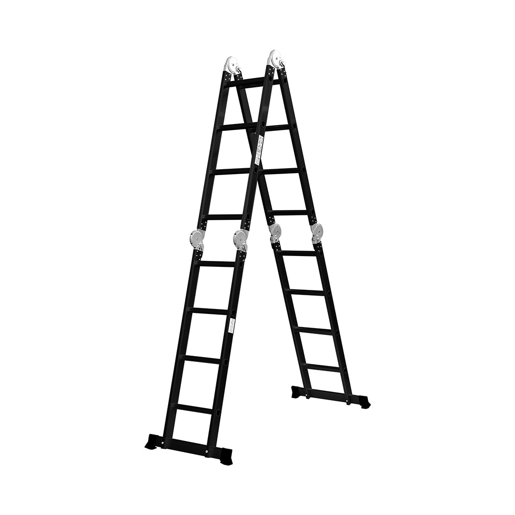 Multi Purpose Ladder Aluminium Folding Platform Extension Step 4.7M