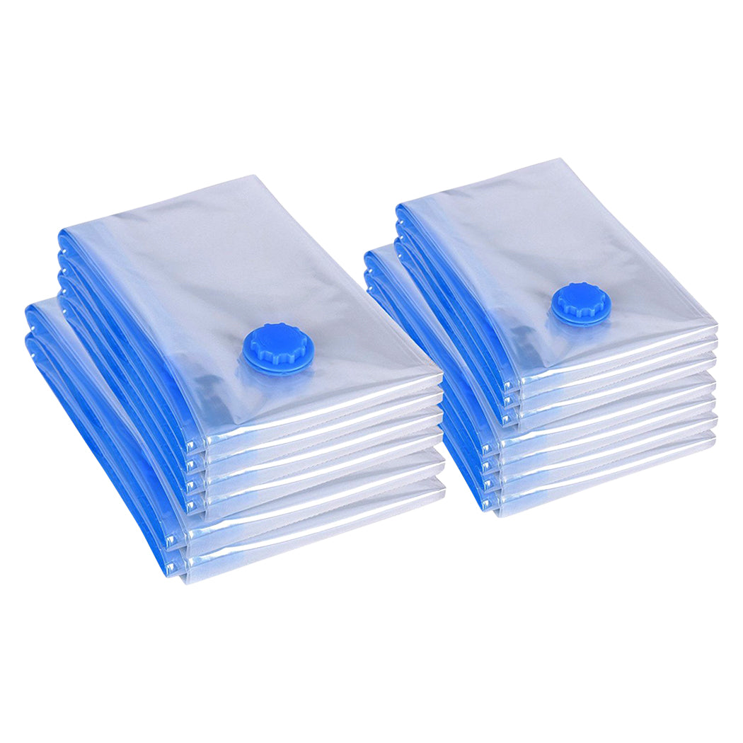 12x Vacuum Seal Storage Bags Space Saver Saving Compressed Organizer Bag X-Large