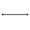 Marlow Steel Curtain Rod Quiet Rail Black