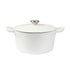 TOQUE 4L Enamel Dutch Oven Pot in White Colour