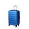 28" Luggage Suitcase Trolley Travel Packing Lock Hard Shell Blue