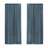 2 X Blockout Curtains Chenille Blackout Draperies Eyelet Day 180x250 Blue