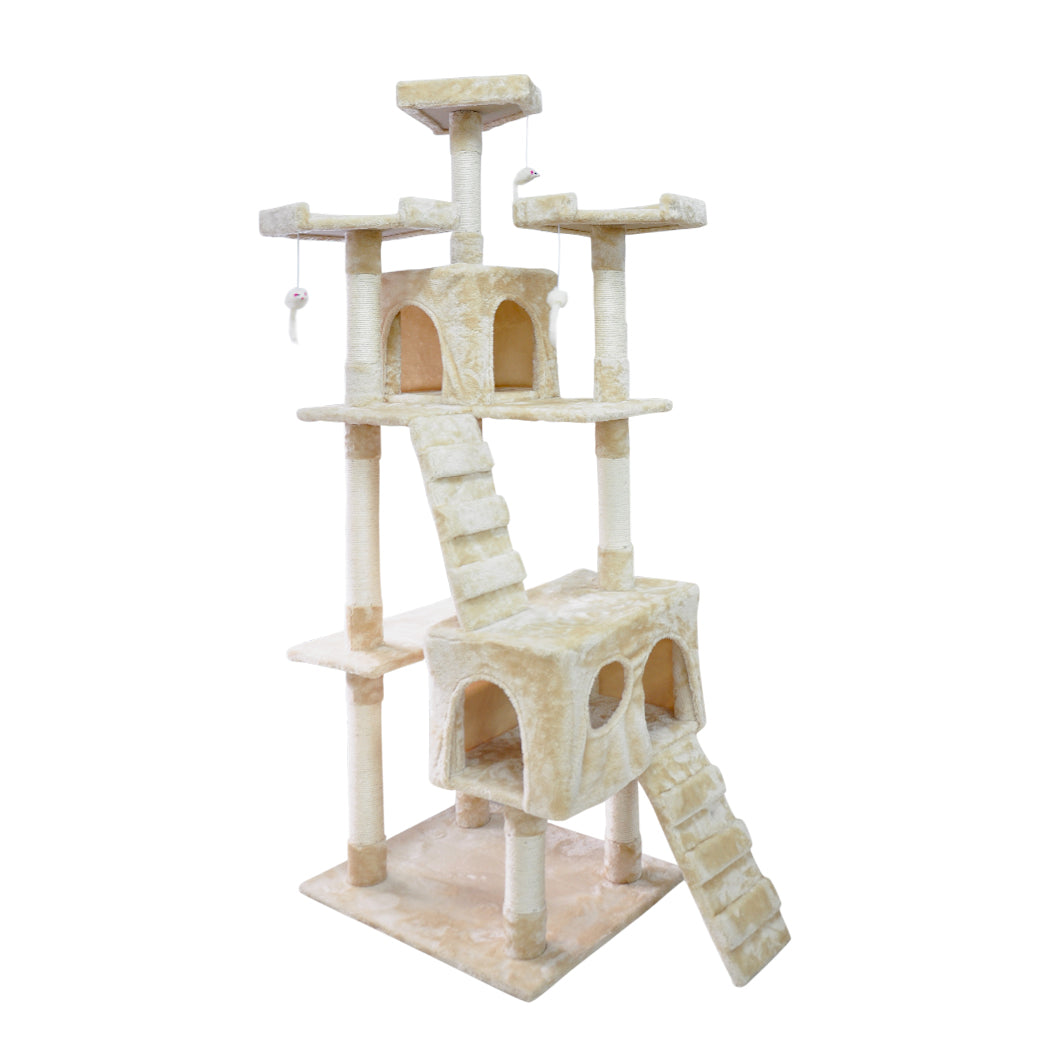 1,8M Cat Scratching Post Tree Gym House Condo Furniture Scratcher Pole