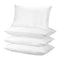 Pillows Bed 4 Pack Home Hotel Soft Family Cotton Cover Standard Size Firm