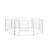 8 Panel 24'' Pet Dog Playpen Puppy Exercise Cage Enclosure Fence Metal