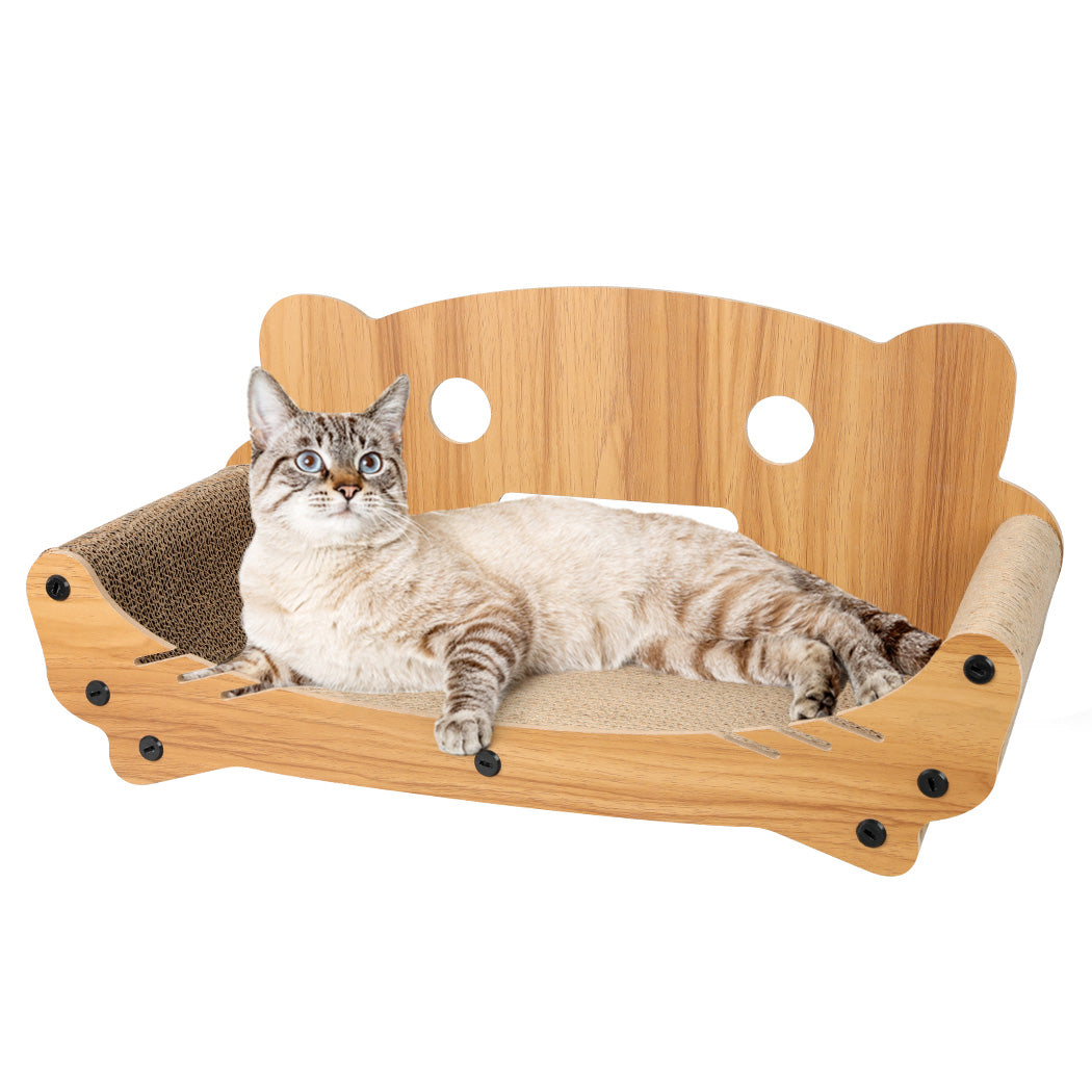 Cat Kitten Claw Scratching Board Post Scratcher Corrugated Cardboard Toy