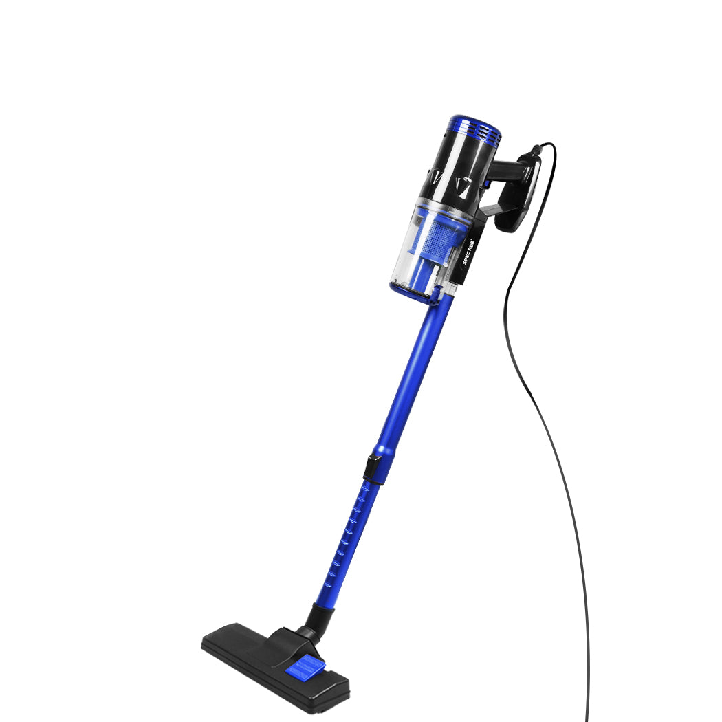 Vacuum Cleaner Corded Stick Handheld Handstick Bagless Cae Vac 400W Blue