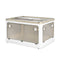 55L Storage Boxes Stackable Container with Lid 5 Sides Open Wardrobe Foldable