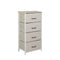 Storage Cabinet Tower Chest of Drawers Dresser Tallboy 4 Drawer Beige