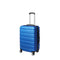 24" Luggage Suitcase Trolley Travel Packing Lock Hard Shell Blue