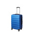 24" Luggage Suitcase Trolley Travel Packing Lock Hard Shell Blue