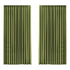 2XBlockout Curtains Chenille Blackout Draperies Eyelet Day 240x250 Green