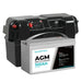 12V 100Ah AGM Battery Outdoor Rv Marine 4WD Deep Cycle & W/ Strap Battery Box