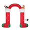 Christmas Inflatable Decor Stocking Arch 3M LED Lights Xmas Party