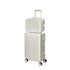 Luggage Suitcase Trolley Set Travel Lightweight 2pc 14"+20" White