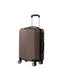 28" Luggage Suitcase Trolley Travel Packing Lock Hard Shell Coffee