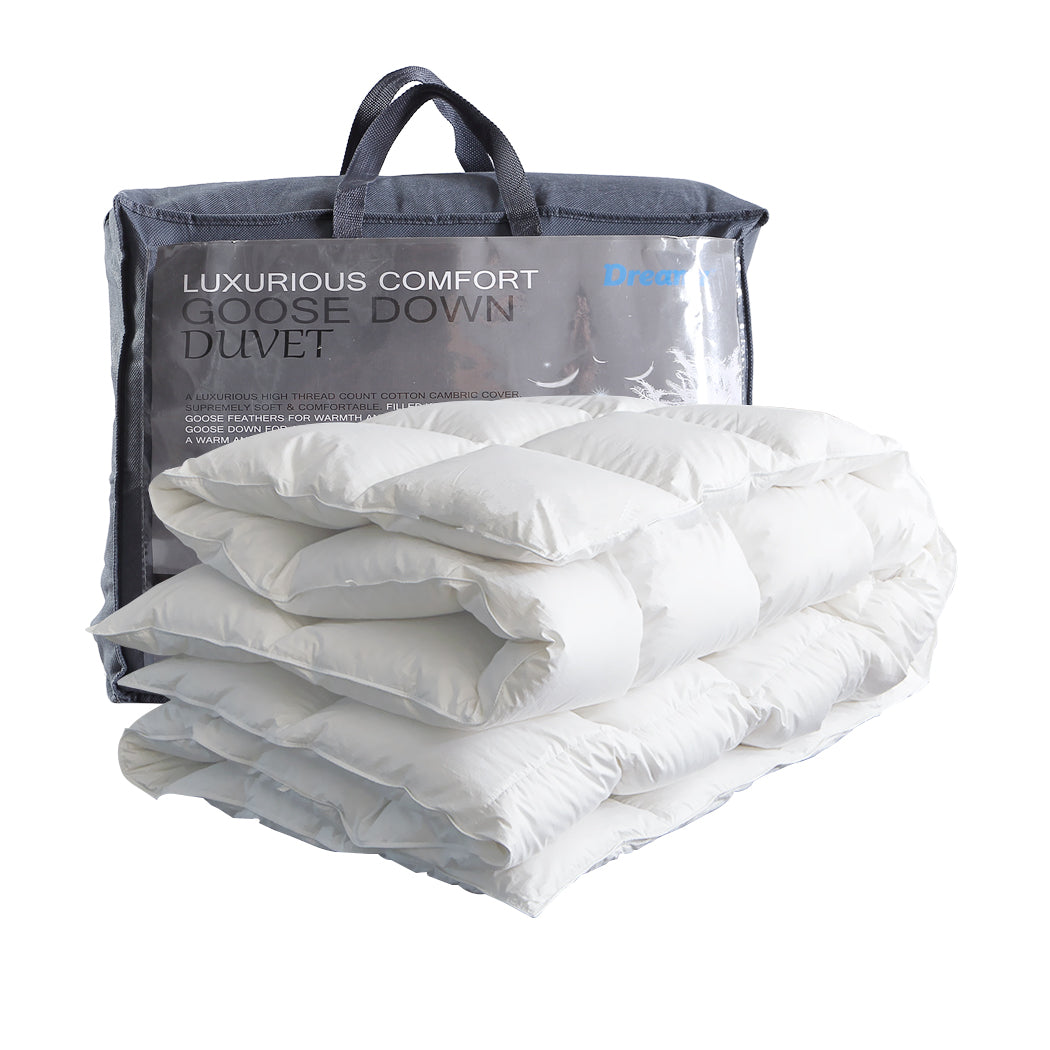 500GSM All Season Goose Down Feather Filling Duvet in Double Size