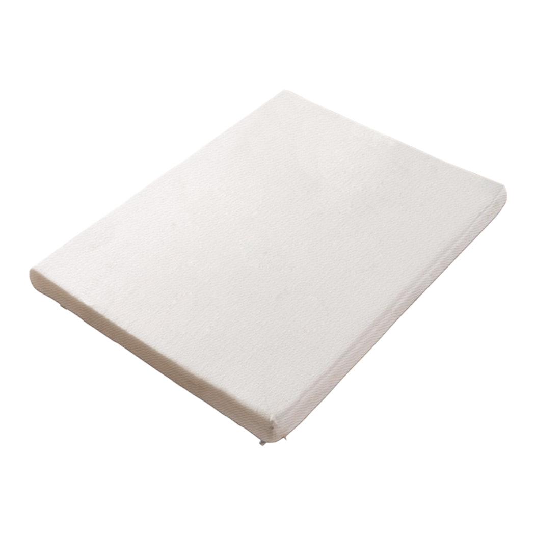 7cm Memory Foam Bed Mattress Topper Polyester Underlay Cover King