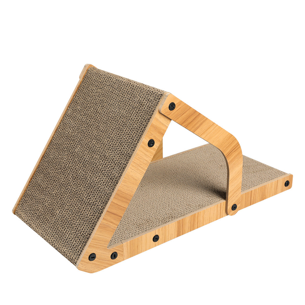 Cat Scratcher Scratching Board Corrugated Cardboard Scratch Bed Toy Pad Mat