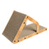 Cat Scratcher Scratching Board Corrugated Cardboard Scratch Bed Toy Pad Mat