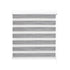 Blackout Zebra Roller Blind Curtains Double Window Sunshade 180x210 Grey