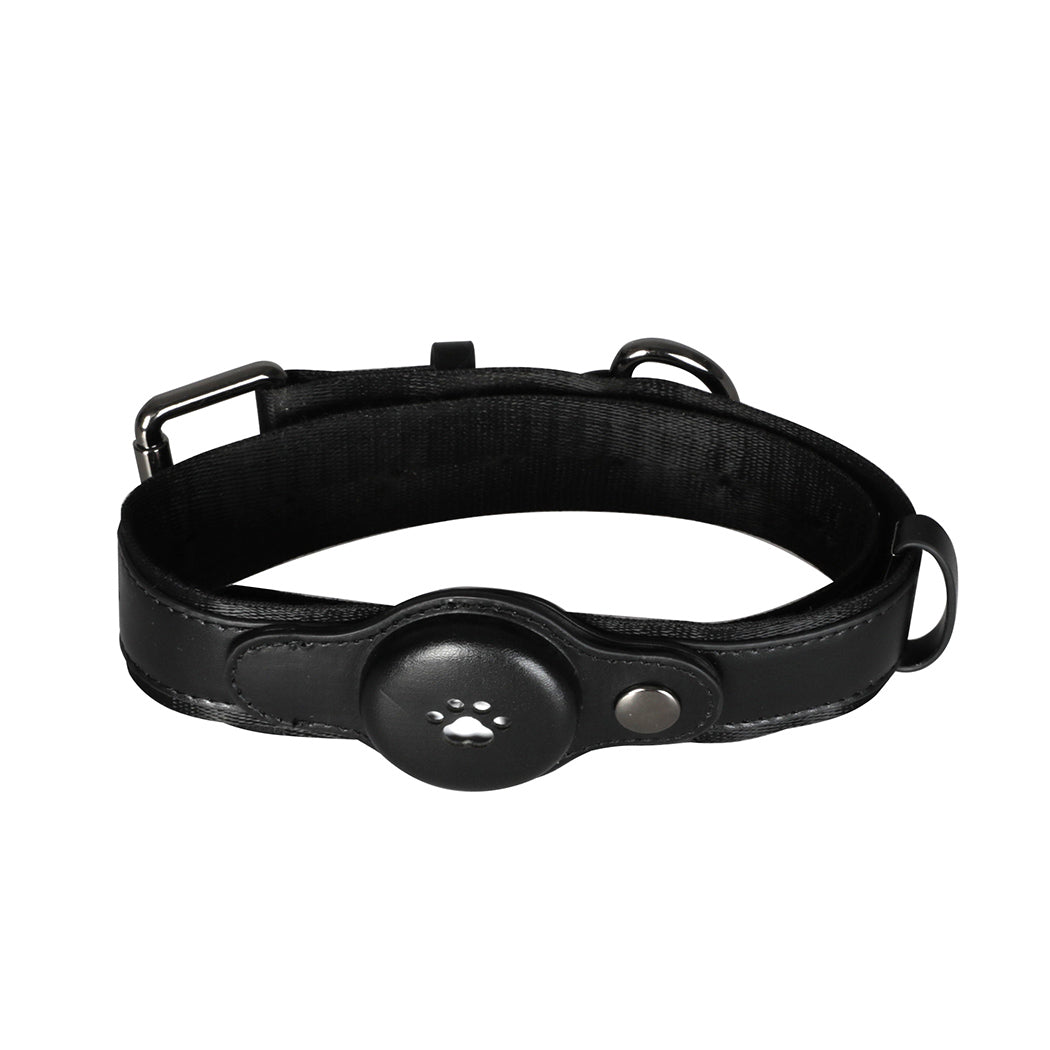 Bluetooth Pet Tracker Collar Dog Locator GPS Smart Waterproof 120m Black