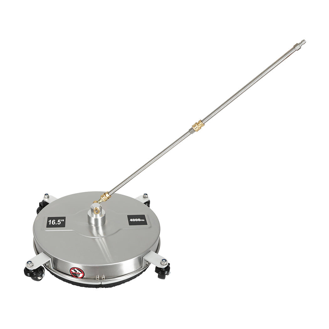 Pressure Washer Surface Cleaner With 4 Wheels Stainless 27600 kPa