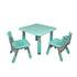 Kids Table and Chairs Children Furniture Toys Play Study Desk Set Green