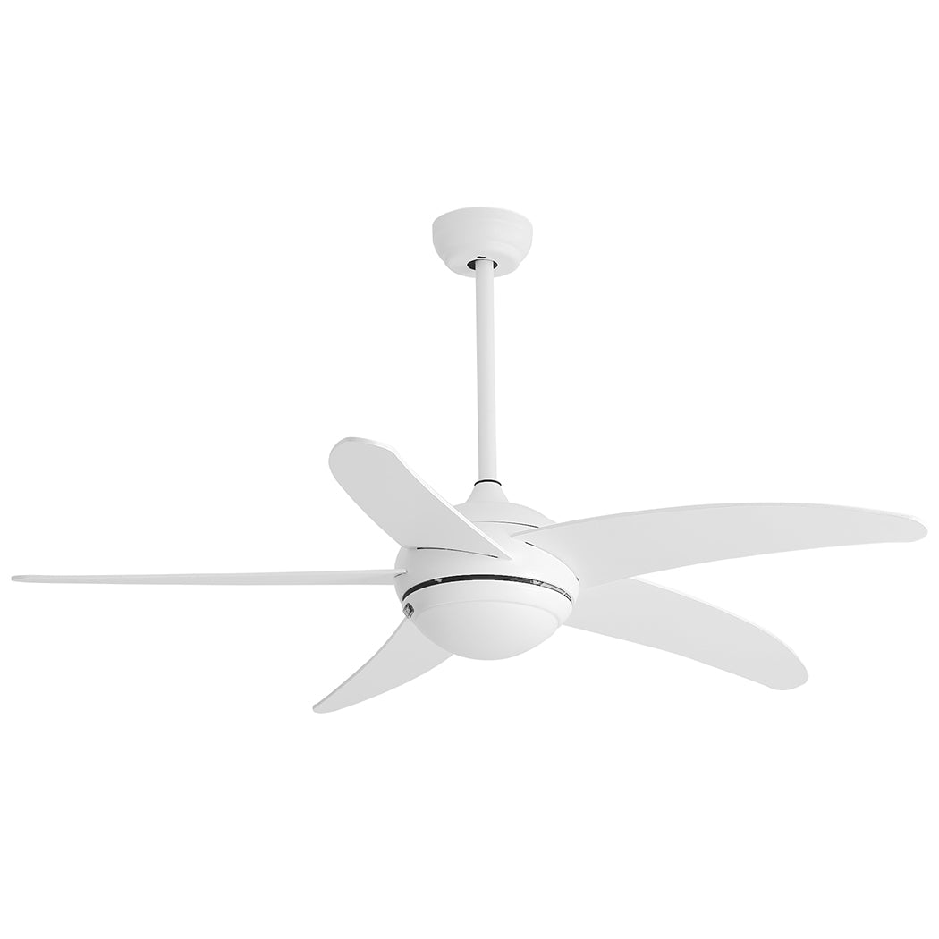 Ceiling Fan 52'' DC Motor Wood Blades LED Light Remote Control 5 Speed