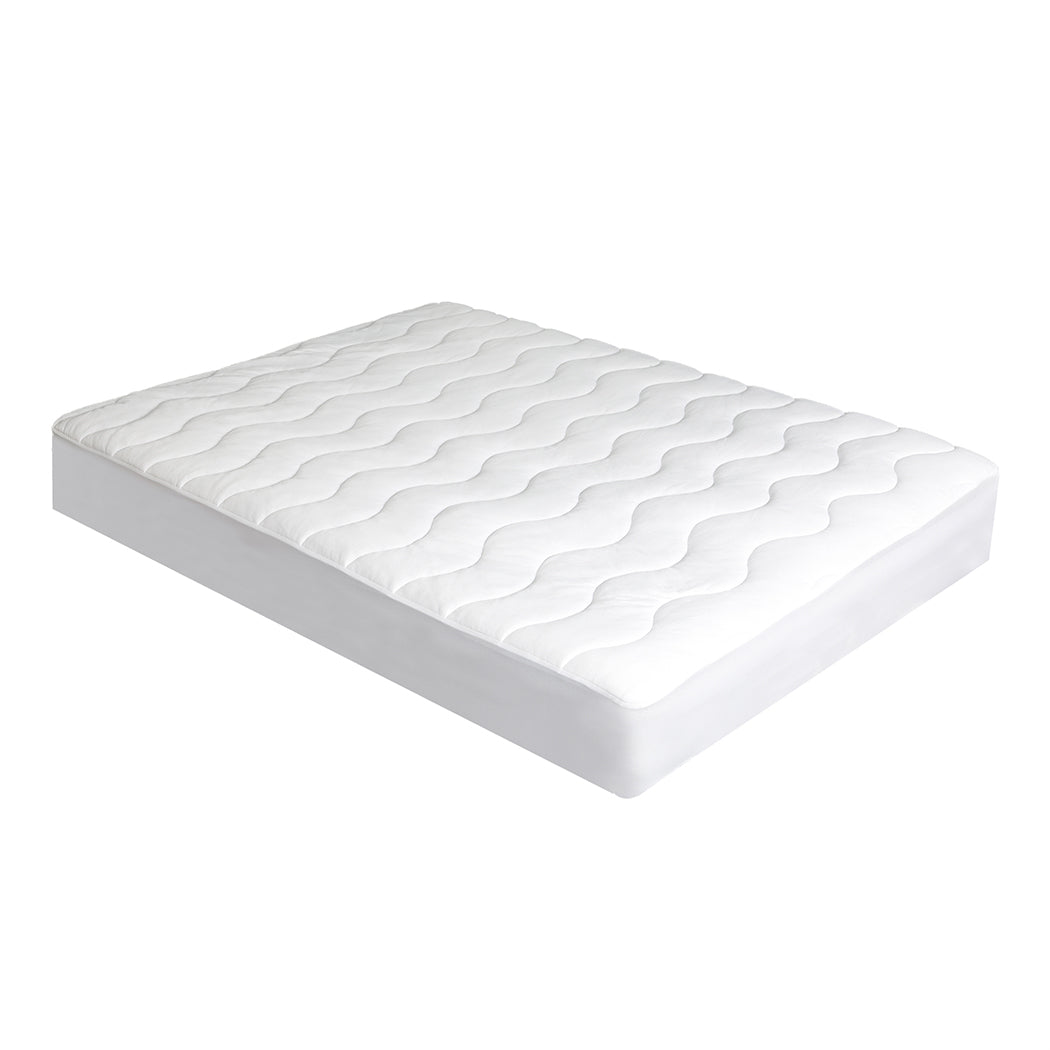 Cool Mattress Topper Protector Summer Bed Pillowtop Pad King Cover