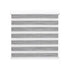 Blackout Zebra Roller Blind Curtains Double Window Sunshade 210x210 Grey