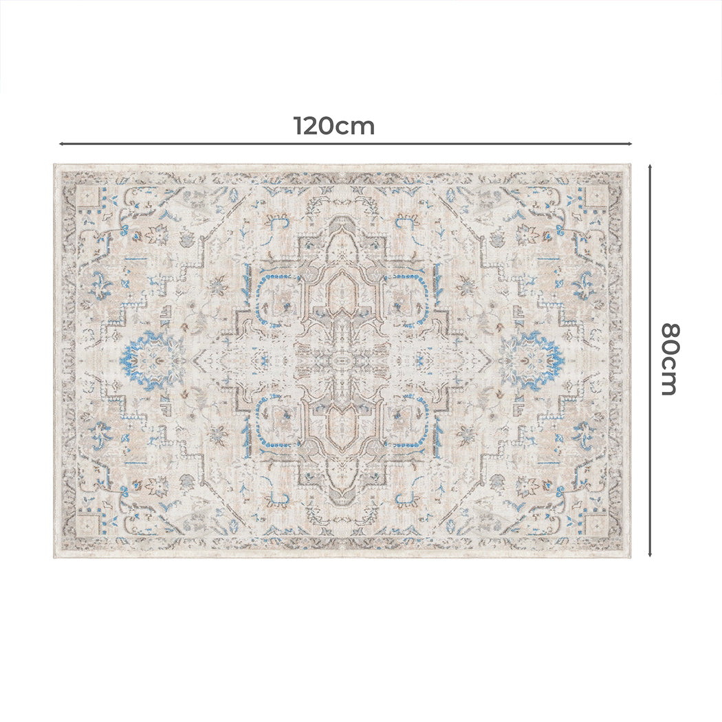 Floor Rug Area Rug Large Mat Carpet Short Pile Modern Mat 80X120cm