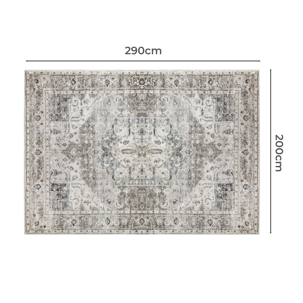 Floor Rug Area Rug Large Mat Carpet Short Pile Modern Mat 200X290cm