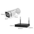 Wireless Security Camera System Set With Hard Drive Home CCTV NVR Wifi OutdoorX8