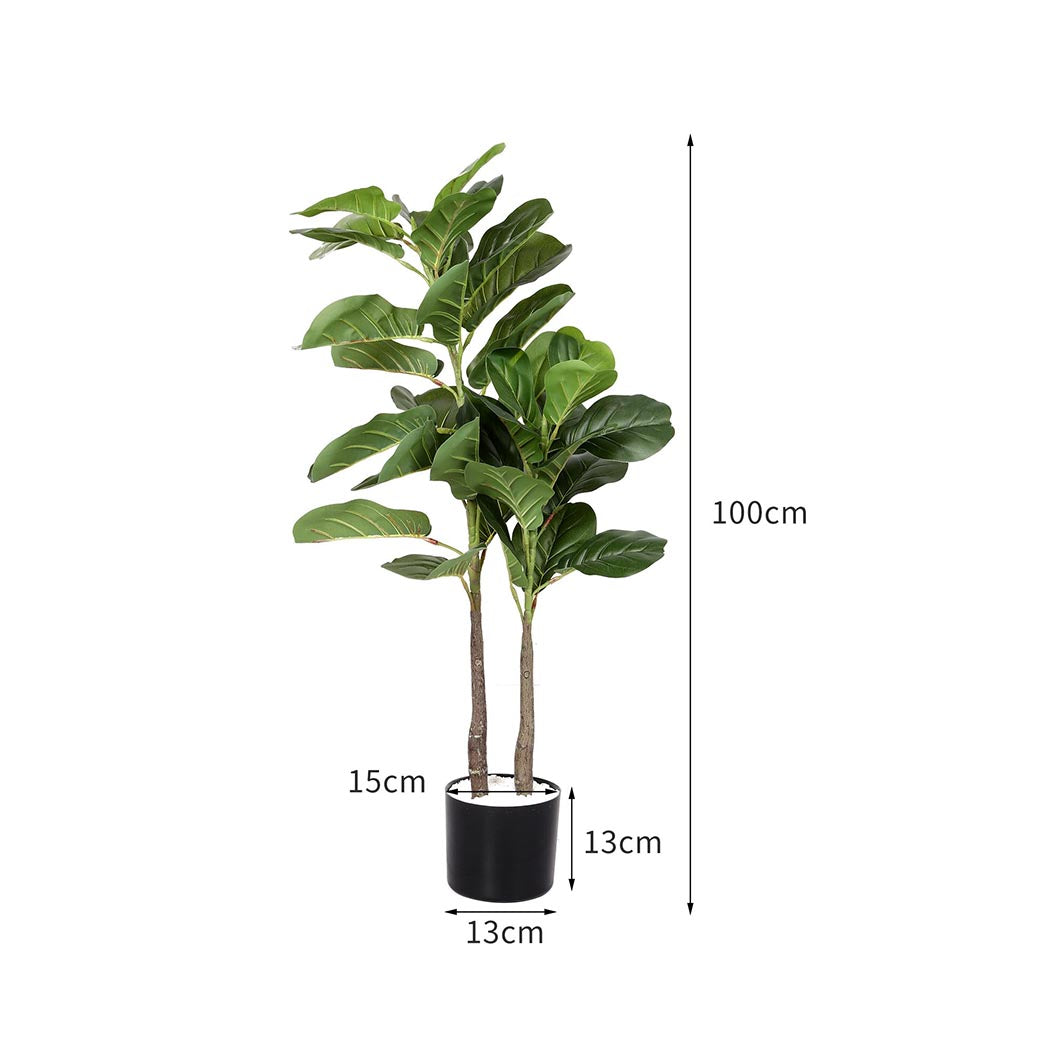 100cm Artificial Plant Tree Room Garden Indoor Outdoor Fake Home Decor